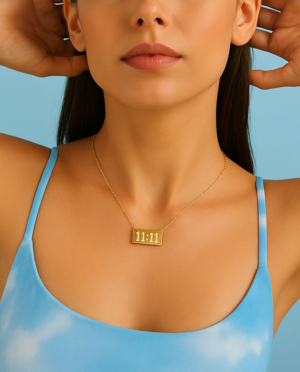 11:11 Manifestation Necklace – Anti-Tarnish Affirmation Jewelry