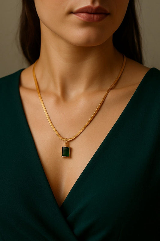 Regal Glow Anti-Tarnish Gold Necklace